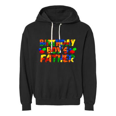 Birthday Boys Father Garment-Dyed Fleece Hoodie