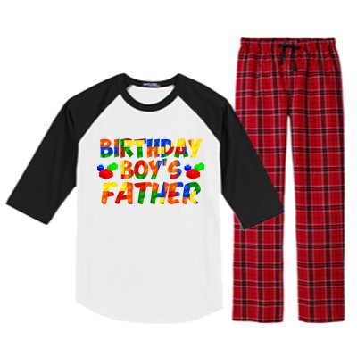 Birthday Boys Father Raglan Sleeve Pajama Set