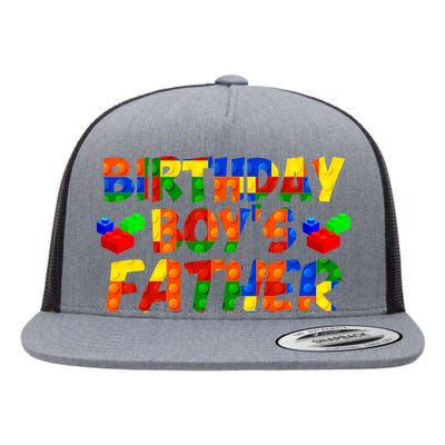 Birthday Boys Father Flat Bill Trucker Hat