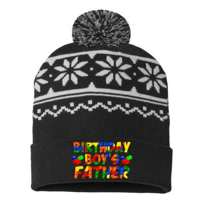 Birthday Boys Father USA-Made Snowflake Beanie