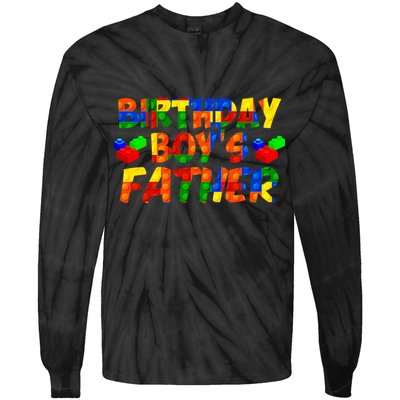 Birthday Boys Father Tie-Dye Long Sleeve Shirt