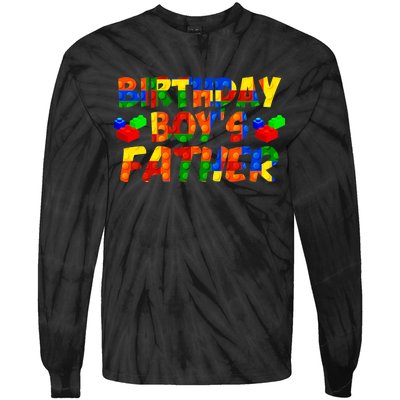 Birthday Boys Father Tie-Dye Long Sleeve Shirt