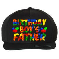 Birthday Boys Father Wool Snapback Cap