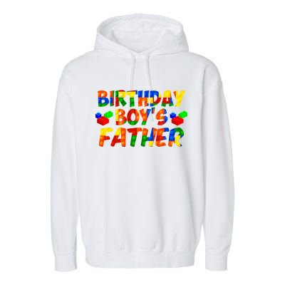 Birthday Boys Father Garment-Dyed Fleece Hoodie