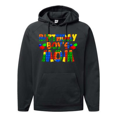 Birthday Boy's Mom Performance Fleece Hoodie