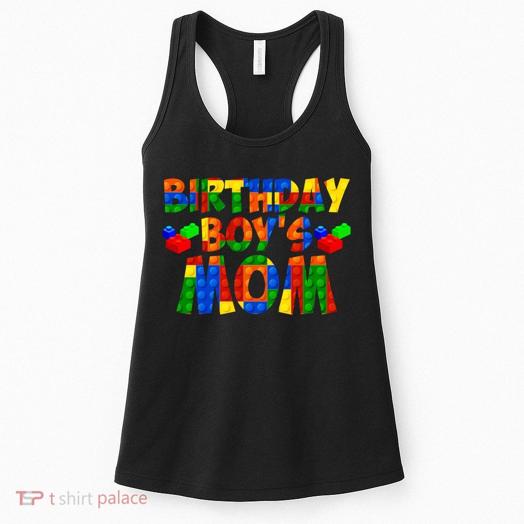 Birthday Boy's Mom Womens Tank Top