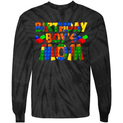 Birthday Boy's Mom Tie-Dye Long Sleeve Shirt