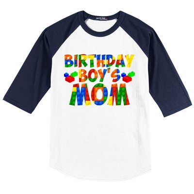 Birthday Boy's Mom Baseball Sleeve Shirt