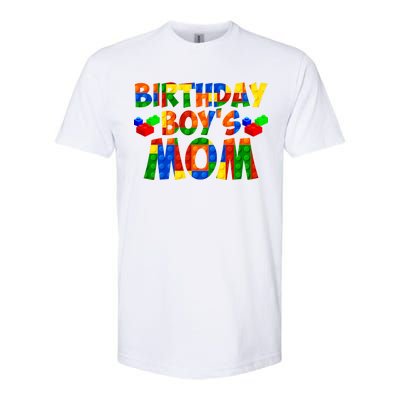 Birthday Boy's Mom Softstyle CVC T-Shirt