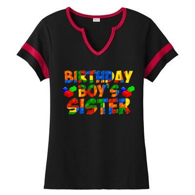 Birthday Boy's Sister Ladies Halftime Notch Neck Tee