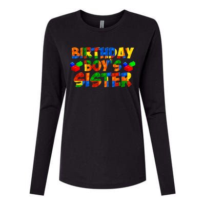 Birthday Boy's Sister Womens Cotton Relaxed Long Sleeve T-Shirt