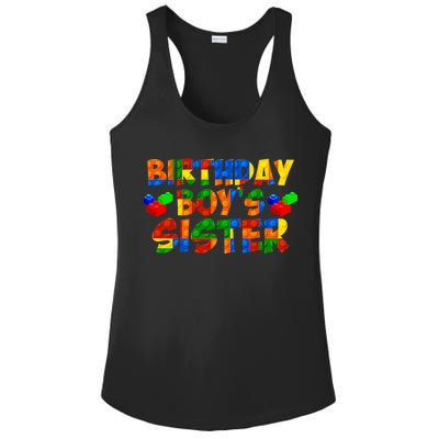 Birthday Boy's Sister Ladies PosiCharge Competitor Racerback Tank