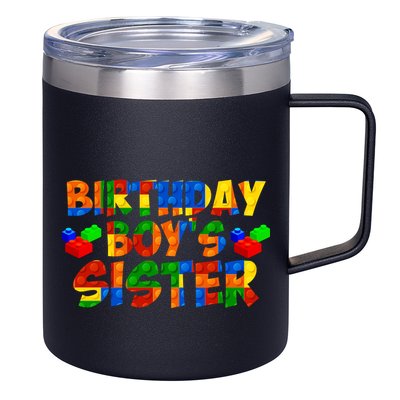 Birthday Boy's Sister 12oz Stainless Steel Coffee Mug