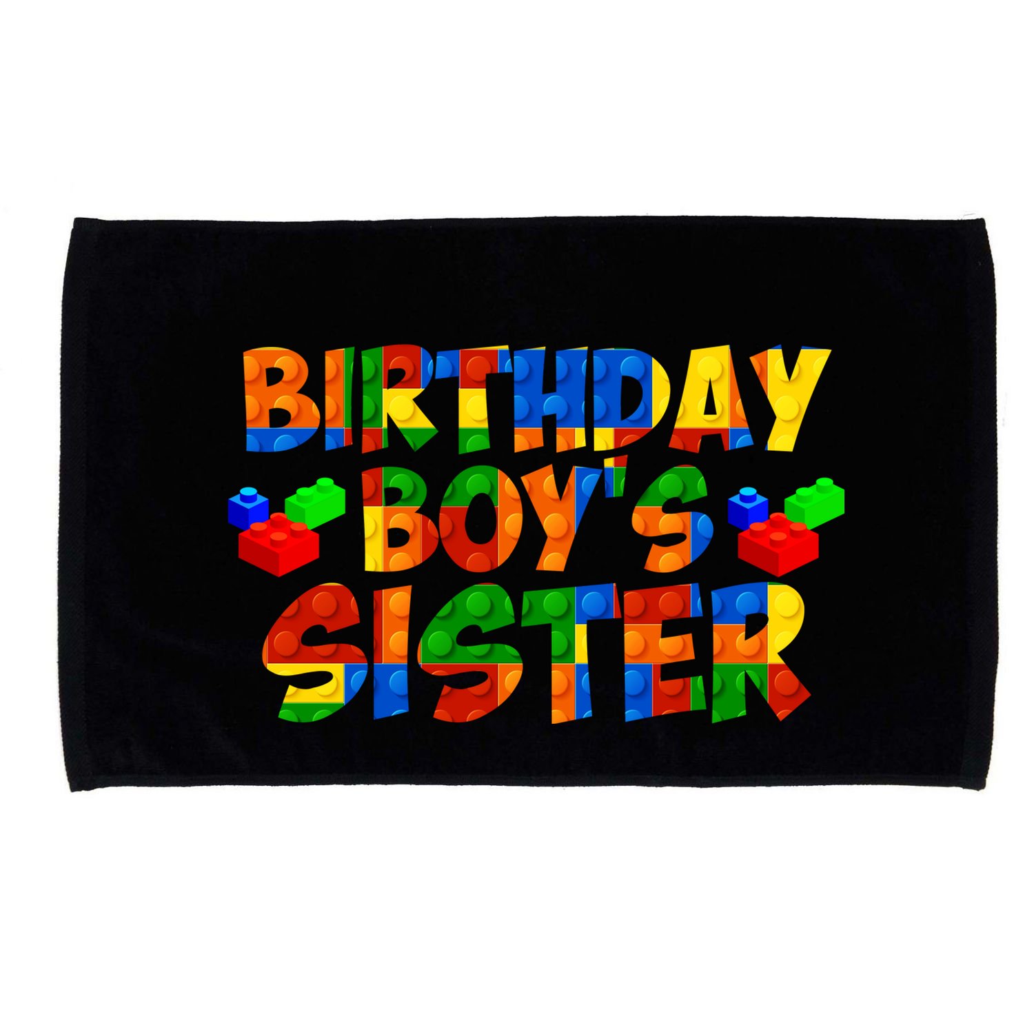 Birthday Boy's Sister Microfiber Hand Towel
