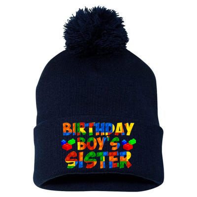 Birthday Boy's Sister Pom Pom 12in Knit Beanie