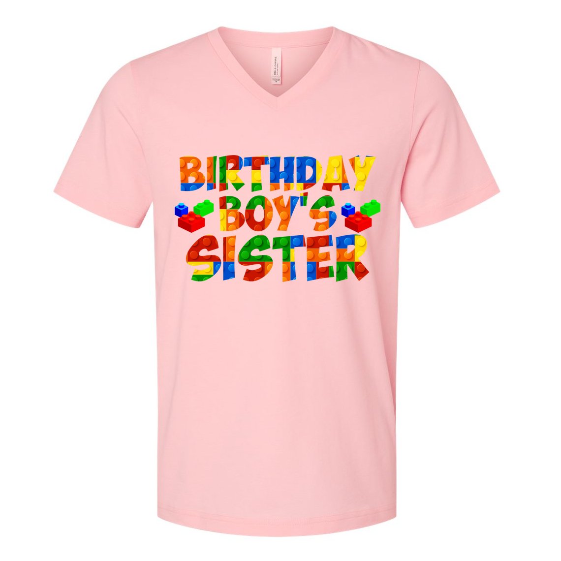 Birthday Boy's Sister V-Neck T-Shirt