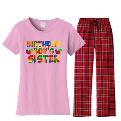 Birthday Boy's Sister Women's Flannel Pajama Set