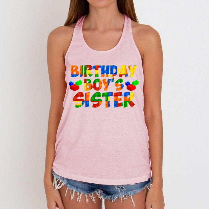 Birthday Boy's Sister Women's Knotted Racerback Tank