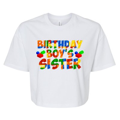 Birthday Boy's Sister Bella+Canvas Jersey Crop Tee