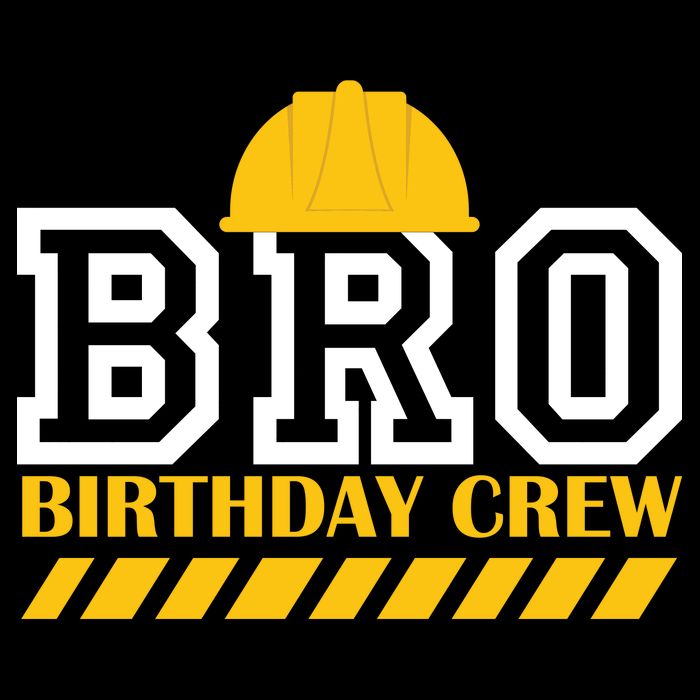 Birthday Bro Construction Crew Brother Impact Tech Backpack