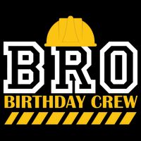 Birthday Bro Construction Crew Brother Wool Snapback Cap