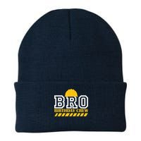 Birthday Bro Construction Crew Brother Beanie