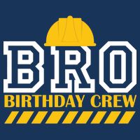 Birthday Bro Construction Crew Brother Beanie