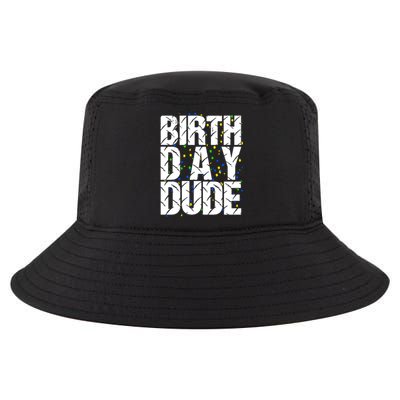 Birthday Dude With Confetti Cool Comfort Performance Bucket Hat