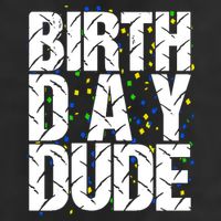 Birthday Dude With Confetti Cool Comfort Performance Bucket Hat