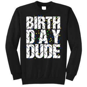 Birthday Dude With Confetti Sweatshirt