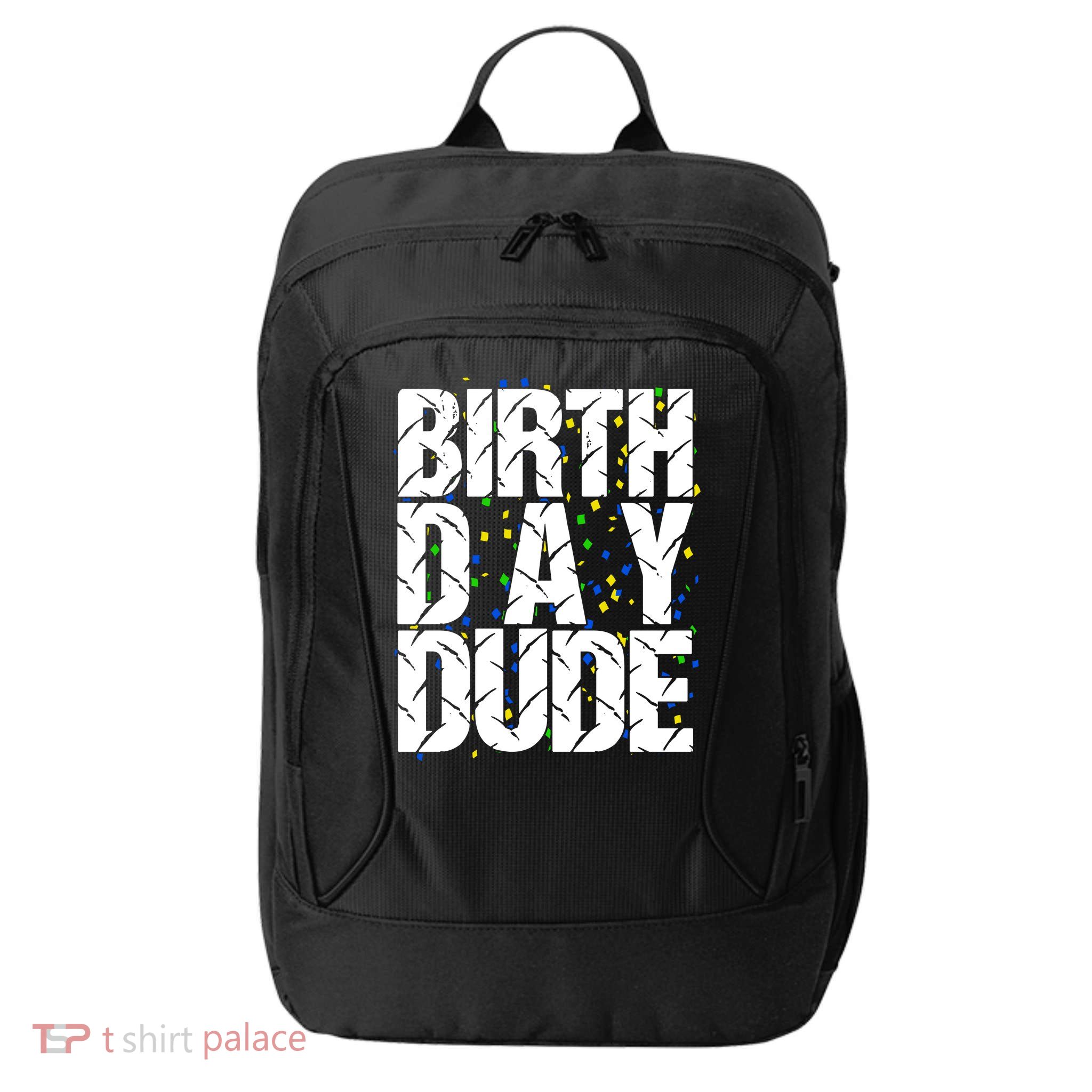 Birthday Dude With Confetti City Backpack