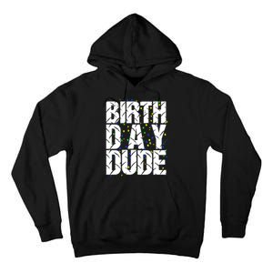 Birthday Dude With Confetti Tall Hoodie