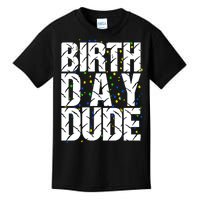 Birthday Dude With Confetti Kids T-Shirt