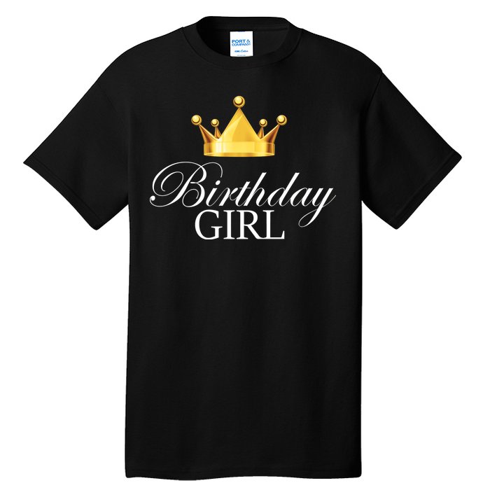 Birthday Girl Queen Crown Limited Edition Tall T-Shirt