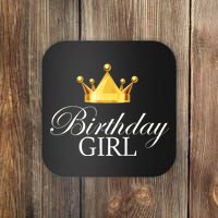 Birthday Girl Queen Crown Limited Edition Coaster