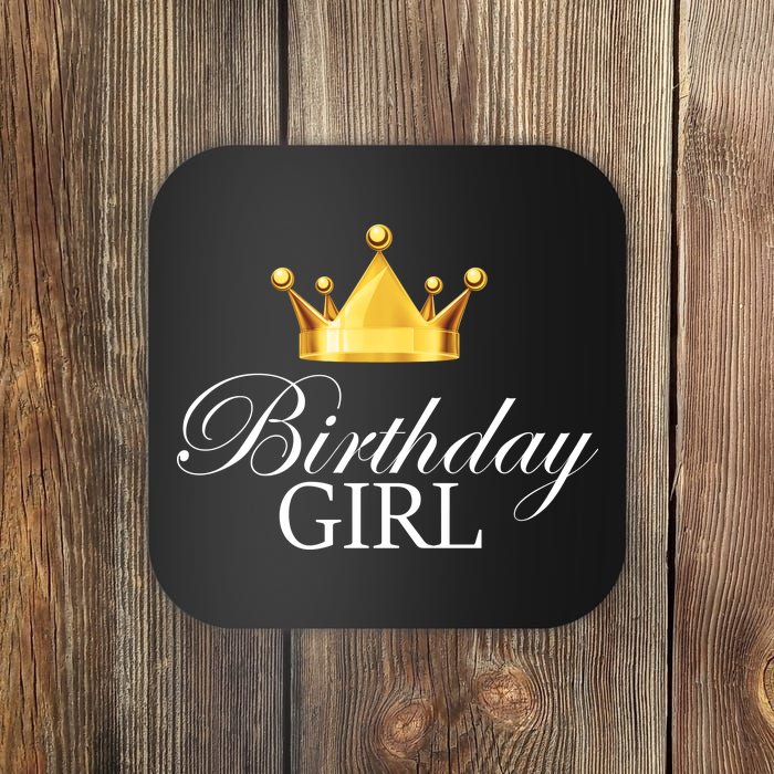 Birthday Girl Queen Crown Limited Edition Coaster