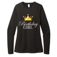 Birthday Girl Queen Crown Limited Edition Womens CVC Long Sleeve Shirt