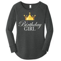 Birthday Girl Queen Crown Limited Edition Women's Perfect Tri Tunic Long Sleeve Shirt