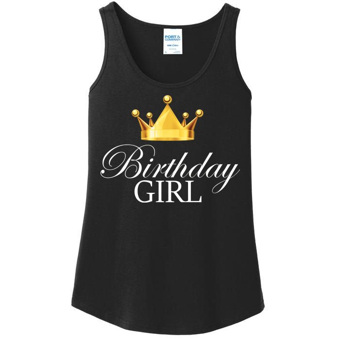 Birthday Girl Queen Crown Limited Edition Ladies Essential Tank