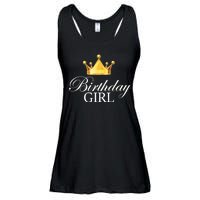 Birthday Girl Queen Crown Limited Edition Ladies Essential Flowy Tank