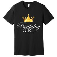 Birthday Girl Queen Crown Limited Edition Premium T-Shirt