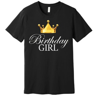 Birthday Girl Queen Crown Limited Edition Premium T-Shirt