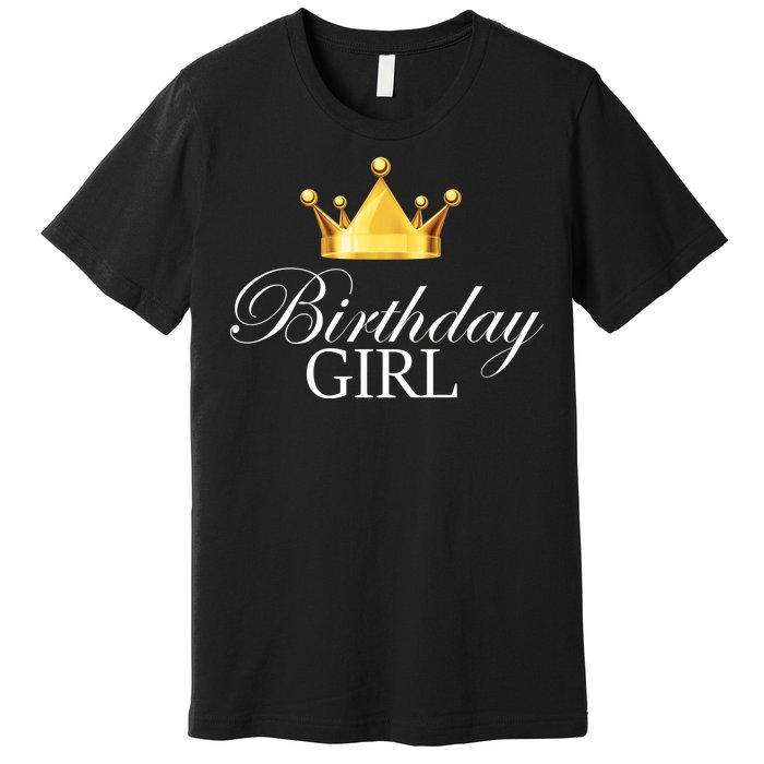 Birthday Girl Queen Crown Limited Edition Premium T-Shirt