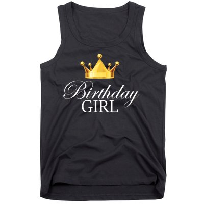 Birthday Girl Queen Crown Limited Edition Tank Top