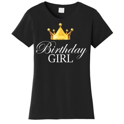 Birthday Girl Queen Crown Limited Edition Women's T-Shirt