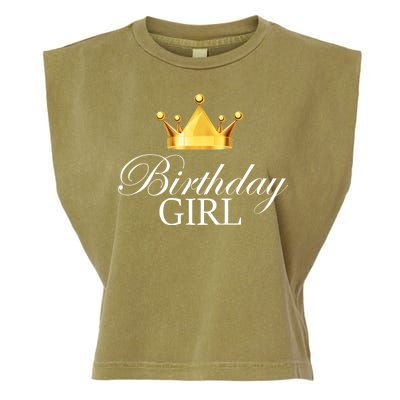 Birthday Girl Queen Crown Limited Edition Garment-Dyed Women's Muscle Tee