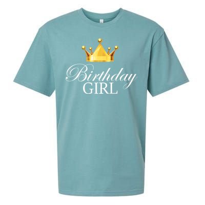 Birthday Girl Queen Crown Limited Edition Sueded Cloud Jersey T-Shirt