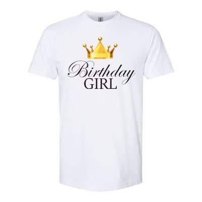 Birthday Girl Queen Crown Limited Edition Softstyle® CVC T-Shirt