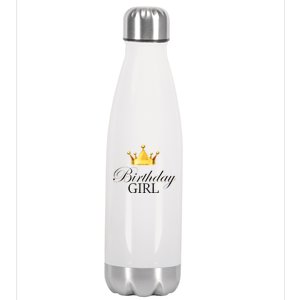 Birthday Girl Queen Crown Limited Edition Stainless Steel Insulated Water Bottle