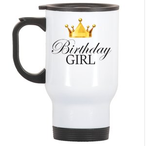 Birthday Girl Queen Crown Limited Edition Stainless Steel Travel Mug